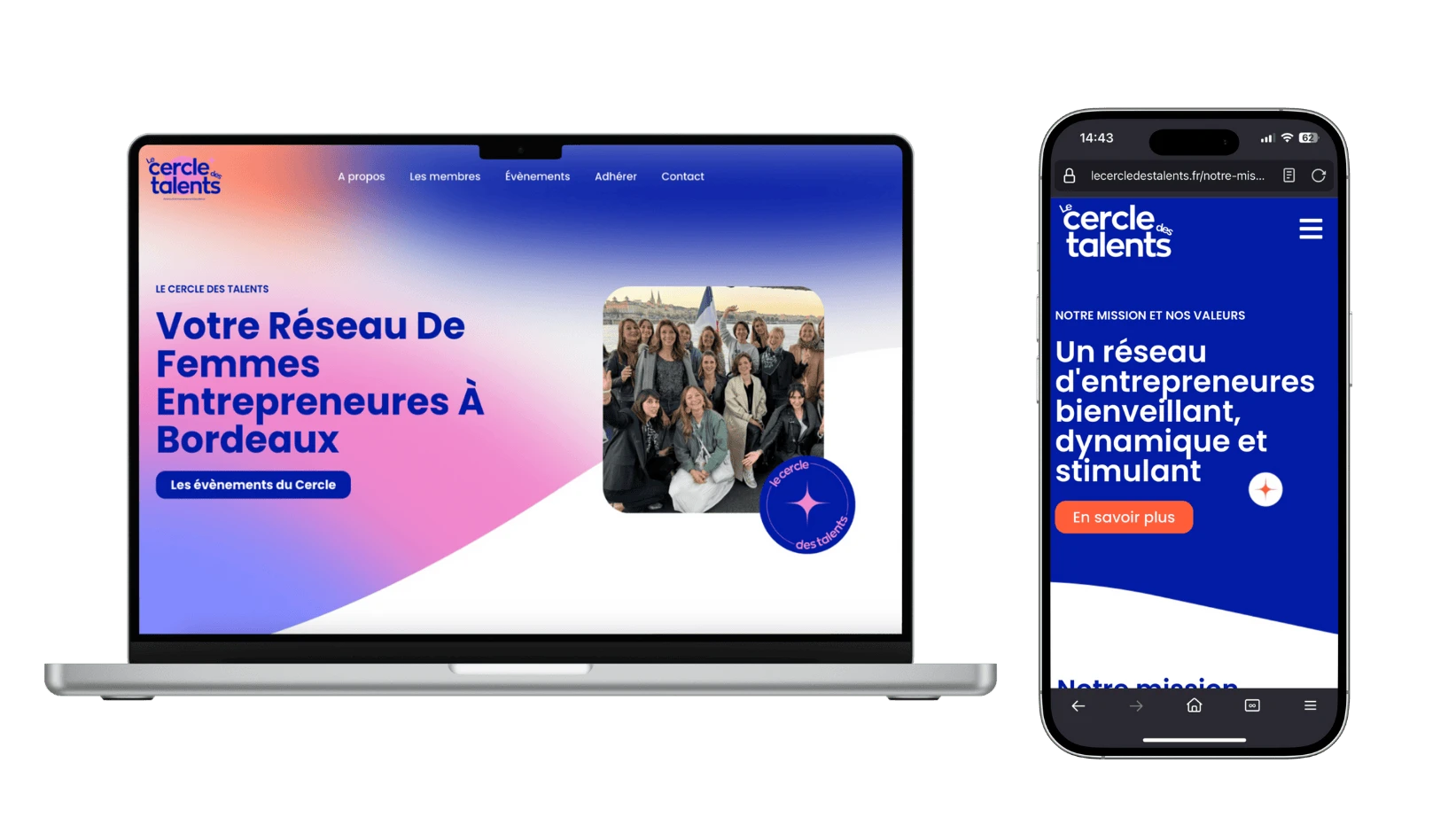 Site web cercle des talents