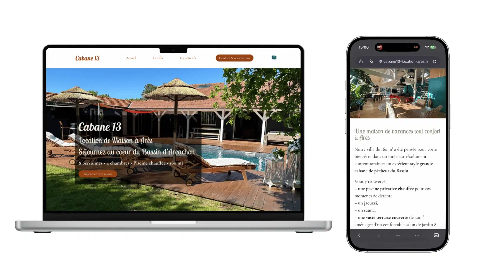 Cabane 13 mock up web