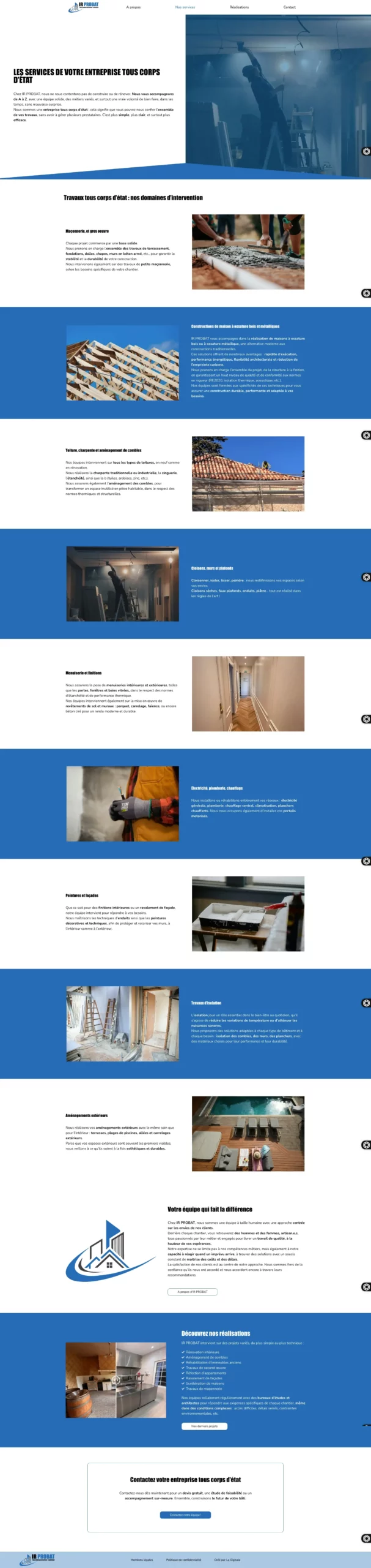 Page service IR PROBAT
